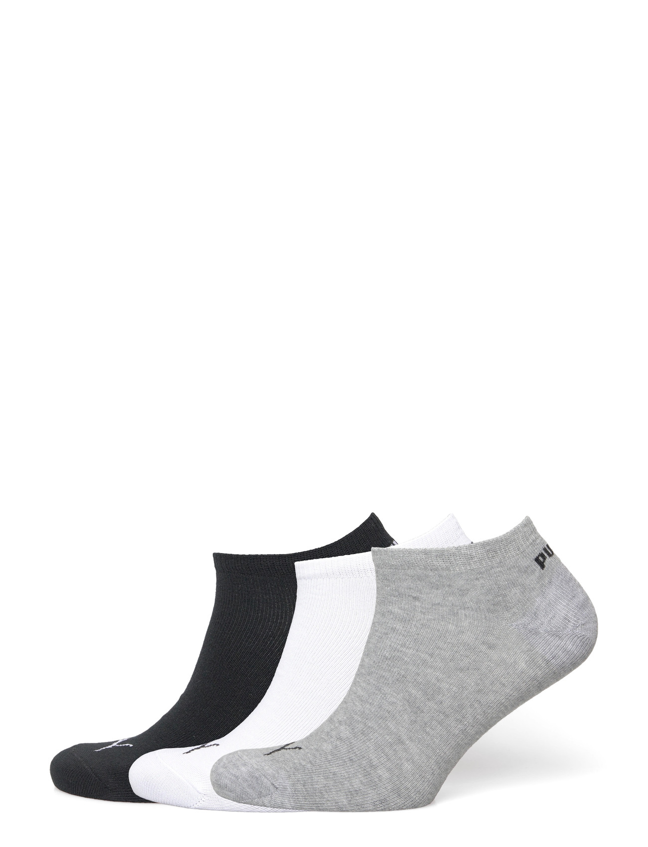 PUMA Puma Kids Plain Sneaker 3P, 39-42, Black, Sport > Socks, Børn