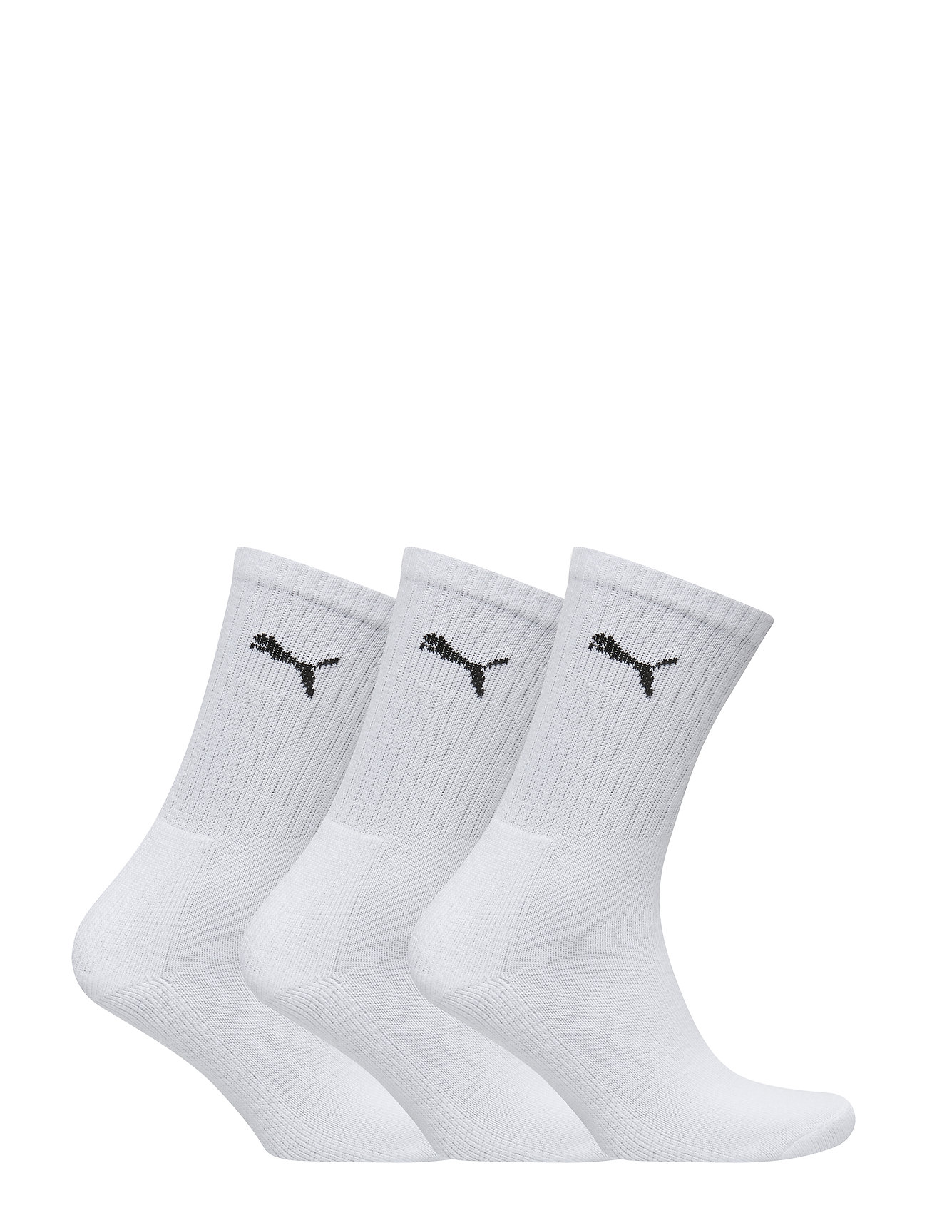 PUMA Puma Unisex Crew Socke 3P Weiß - 47-49 - Damen