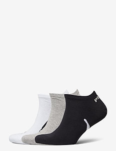 PUMA UNISEX LIFESTYLE SNEAKERS 3P - yoga socks - white / grey / black
