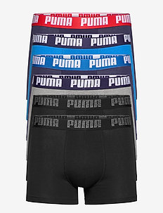 PUMA BASIC BOXER 6P ECOM - alushousut monipakkauksessa - blue / black