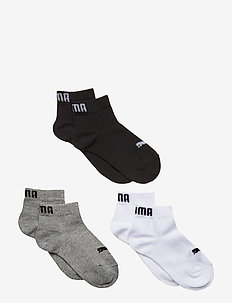 PUMA KIDS QUARTER 3P - socks & underwear - grey/white/black