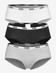 PUMA HIPSTER 3P PACK - slips - white / grey / black