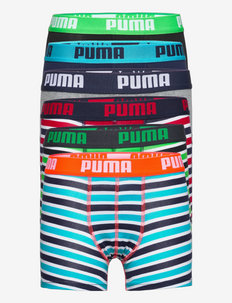 PUMA BOYS BASIC BOXER PRINTED STRIP - underpants - blue / green / red