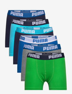 PUMA BOYS BASIC BOXER 6P - unterhosen - blue/green