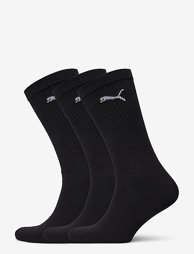 PUMA CREW SOCK LIGHT 3P - regular socks - black
