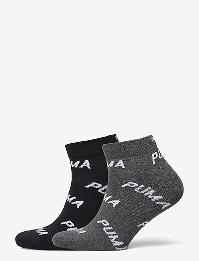 PUMA UNISEX BWT QUARTER 2P - multipack socks - black / white