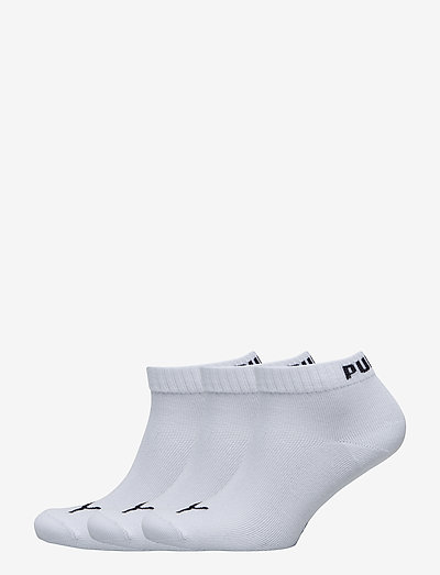 PUMA UNISEX QUARTER PLAIN 3P - multipack socks - white