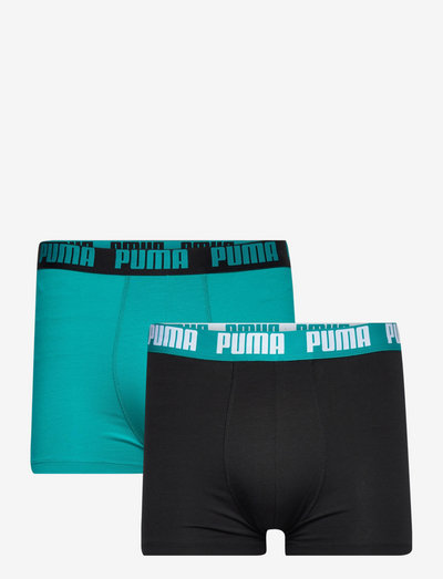 PUMA BASIC BOXER 2P - boxer briefs - aqua combo