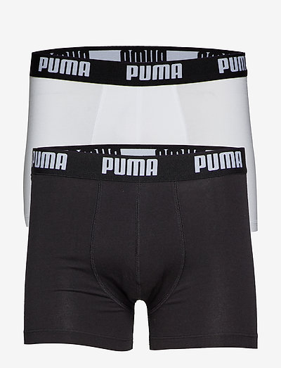 PUMA BASIC BOXER 2P - multipack underpants - white / black