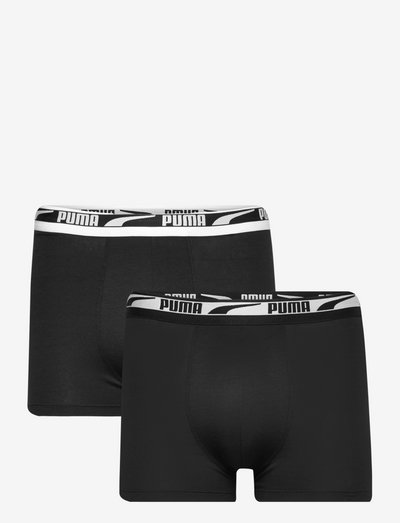 PUMA MEN MULTI LOGO BOXER 2P - multipack underpants - black combo
