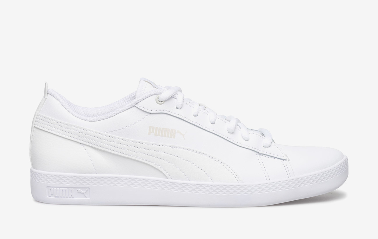 puma white high top sneakers