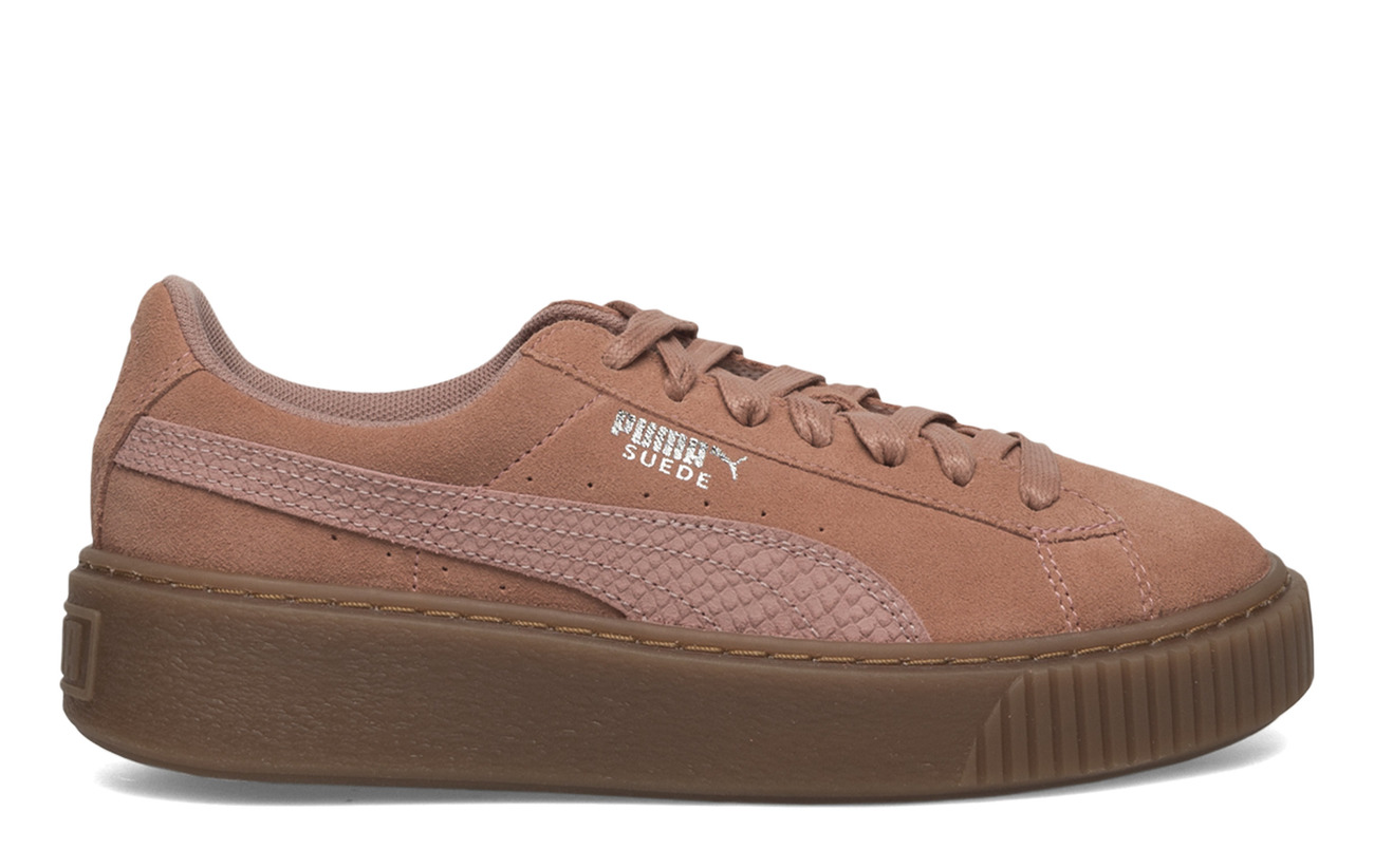 PUMA Suede Platform Animal (Cameo Brown-silver), (60.50 €) | Large  selection of outlet-styles | Booztlet.com
