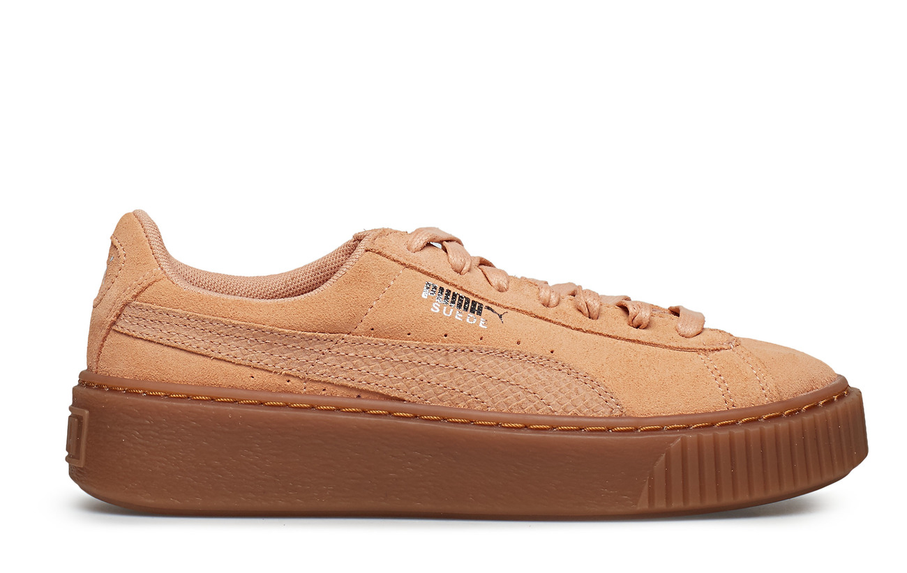 PUMA Suede Platform Animal (Dusty Coral-puma Silver), (66 €) | Large  selection of outlet-styles | Booztlet.com