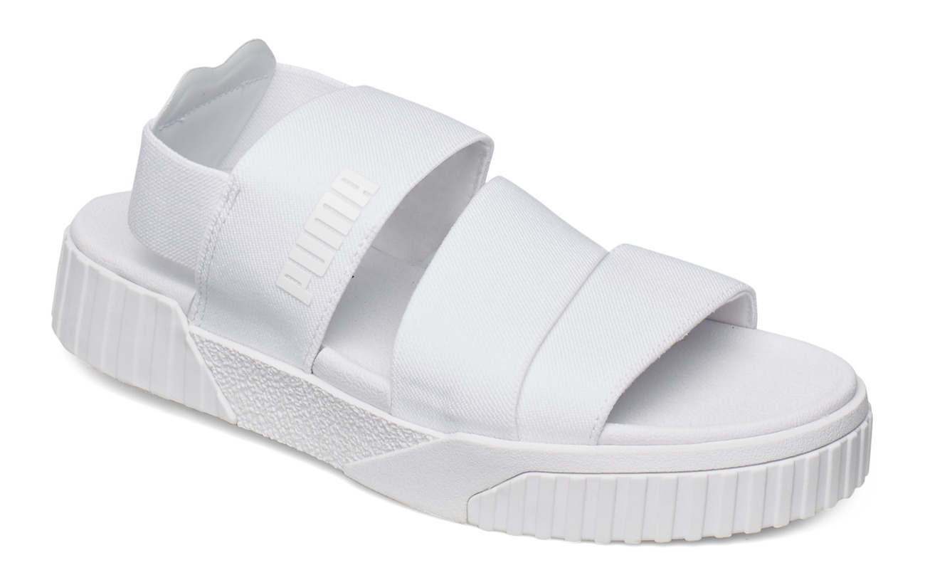 puma white sandal
