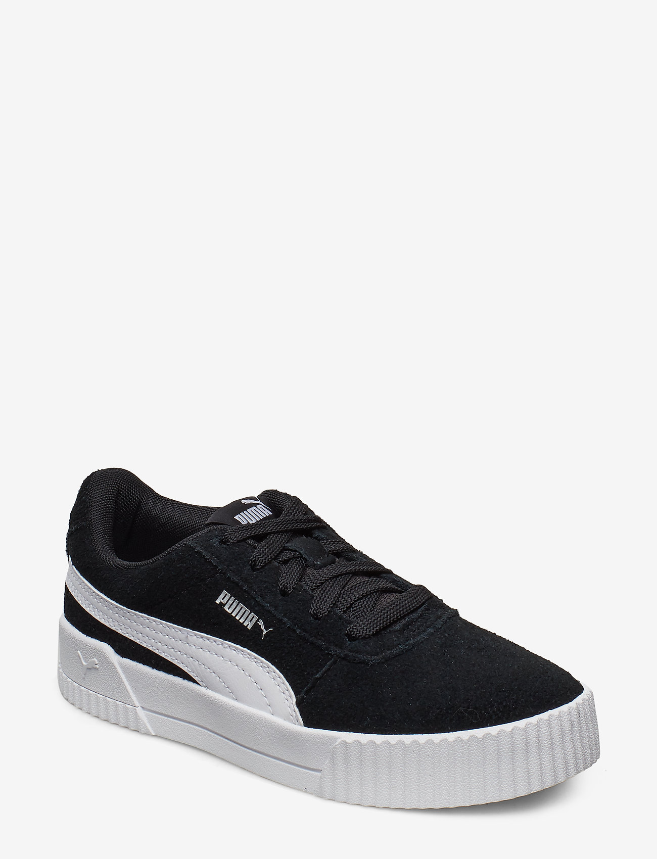 puma black synthetic leather casual shoes