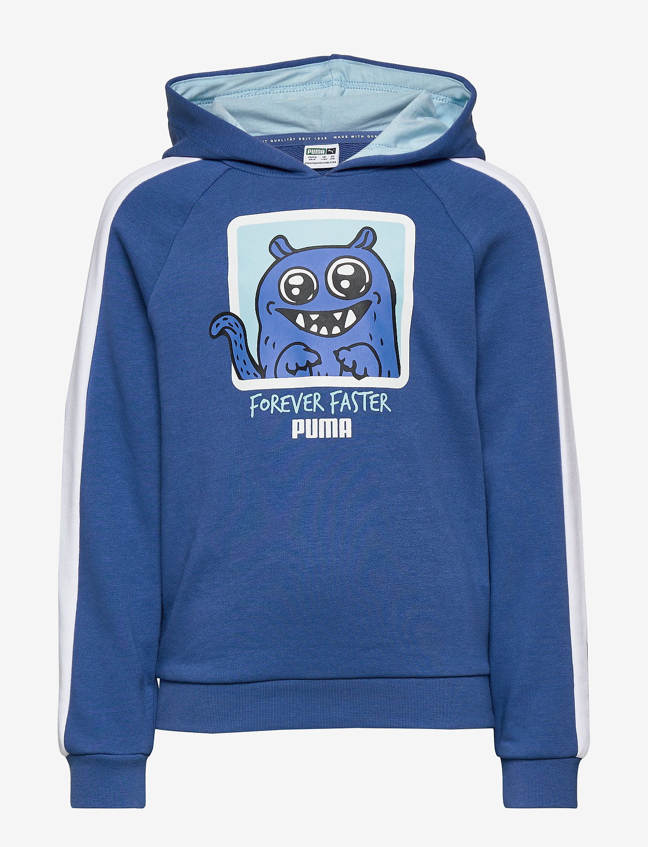 puma light blue hoodie