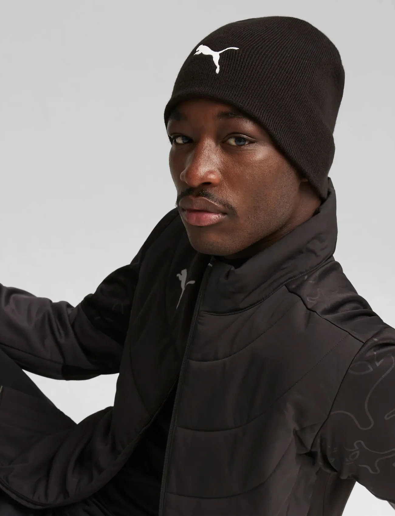 PUMA Individualwinterized Tech Beanie, One Size, Black, Sport Accessories > Sport Hats, Dame