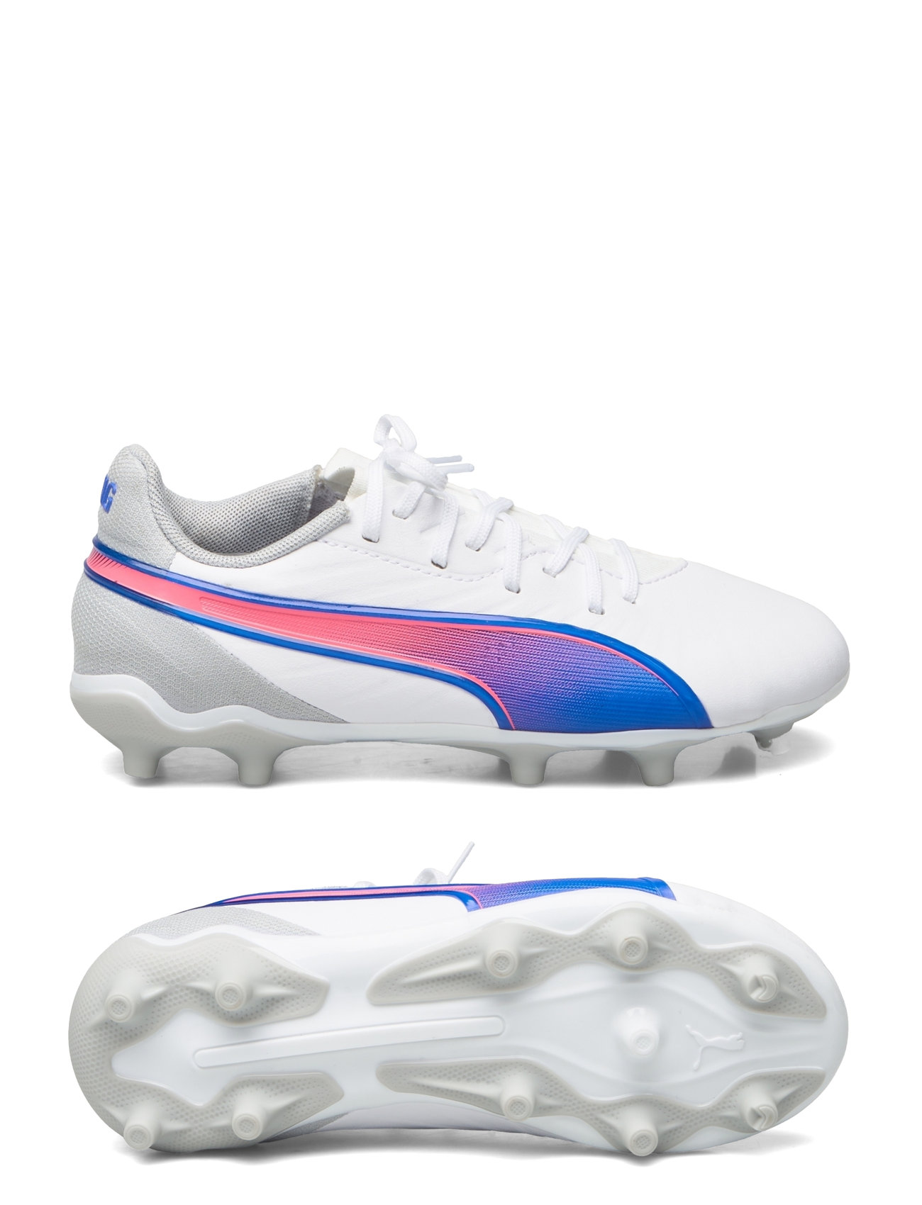 King Match Fg/Ag Jr Shoes Sports Shoes Football Boots White PUMA