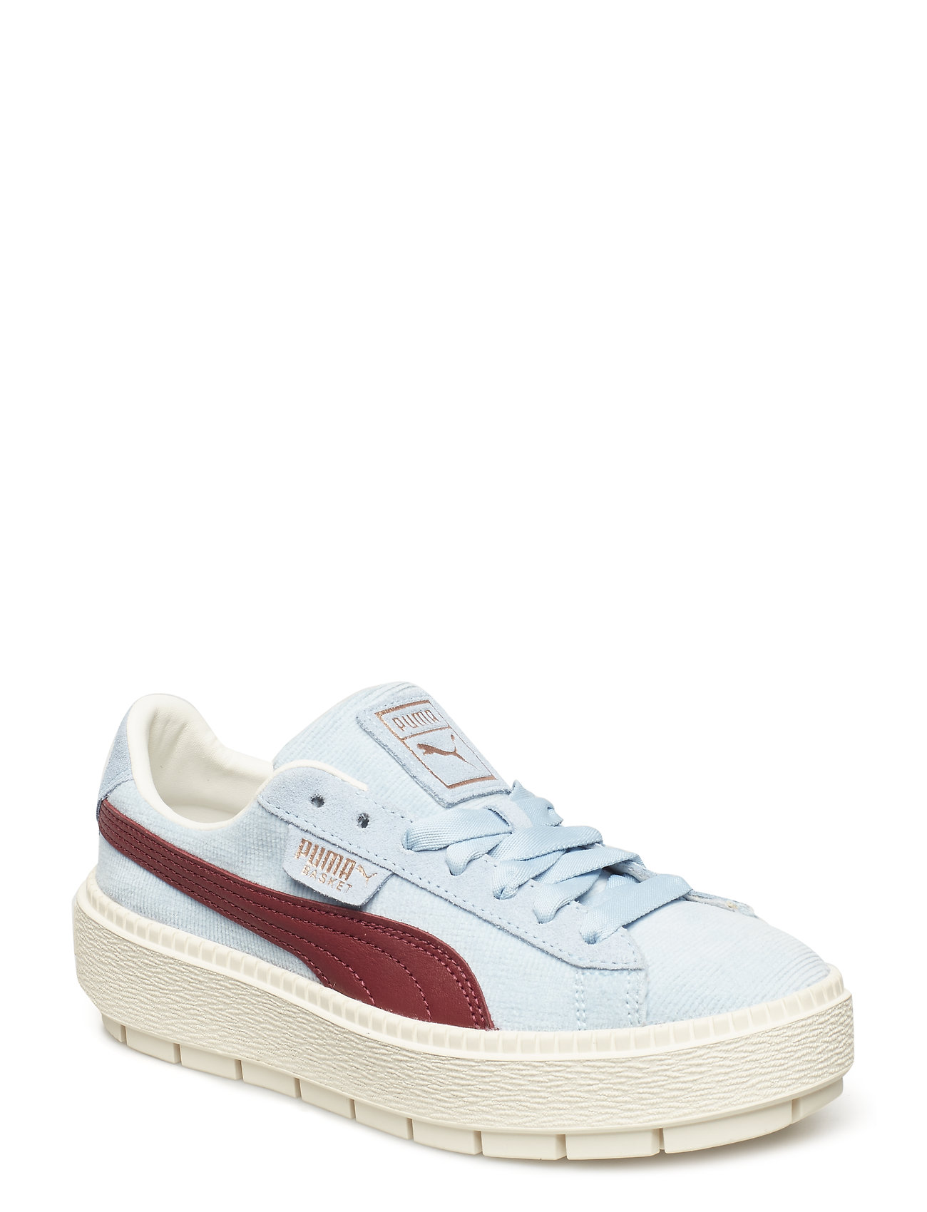 Platform Trace Corduroy Wns Lage Sneakers Wit Puma puma kopen in de aanbieding