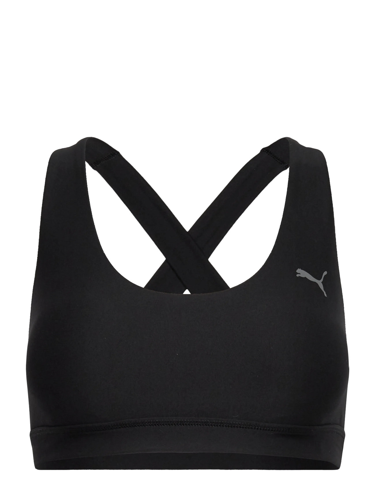 PUMA Cloudspun Bra - Mid, S, Black, Sport Clothing > Sport Bras - All, Dame