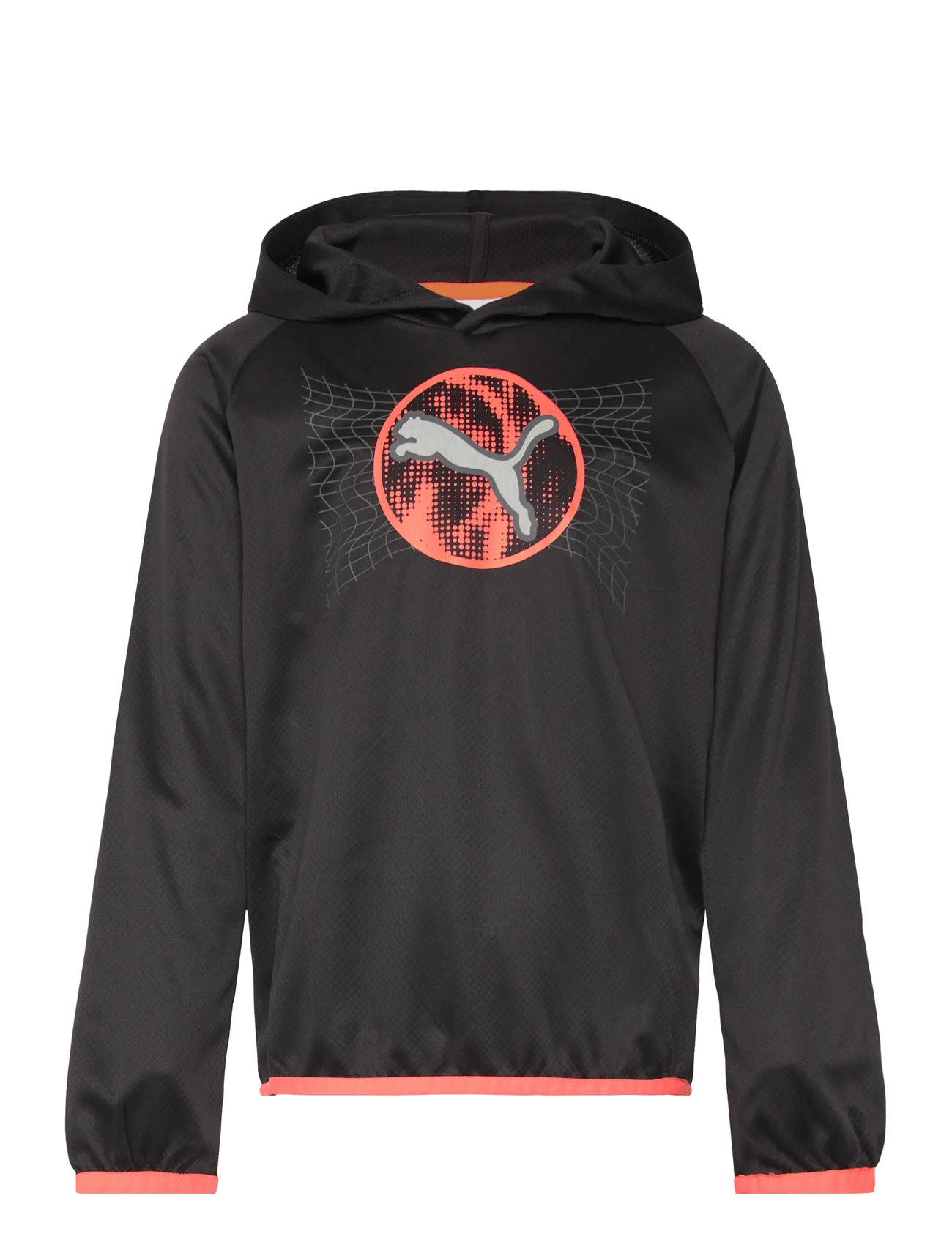PUMA Active Sport Lightweight Poly Hoodie B Schwarz - 176 - Kinder