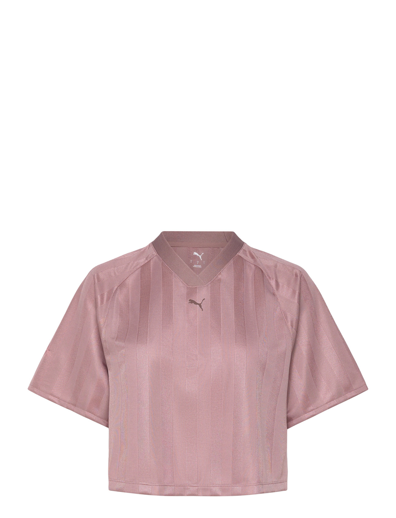 PUMA W Puma League Jersey Top, XL, Pink, Sport Crop Overdele > Sport Short-sleeved Crop Overdele, Dame