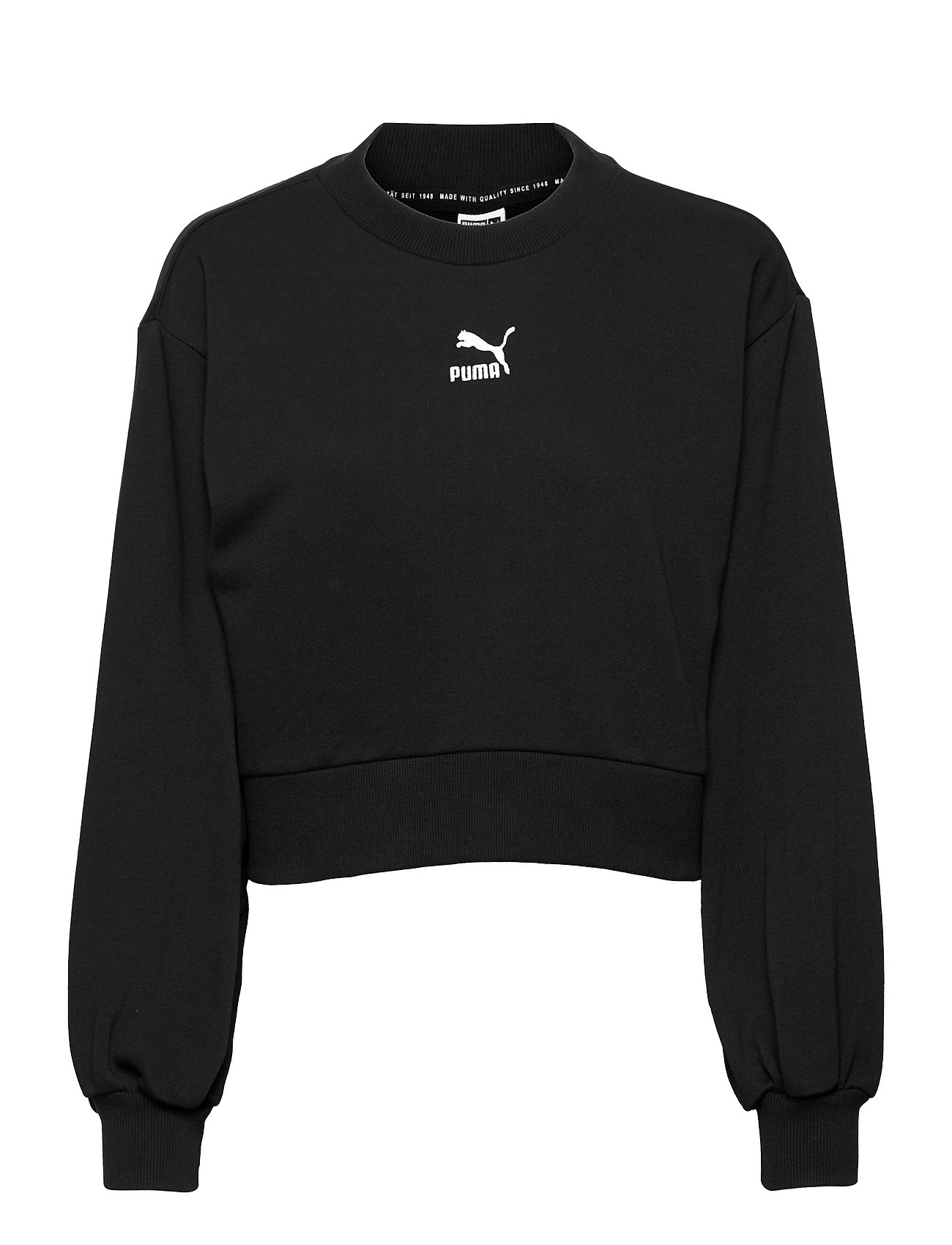 puma black and white jumper