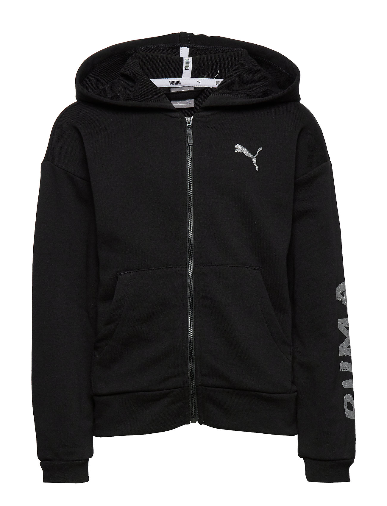 puma black sweat jackets