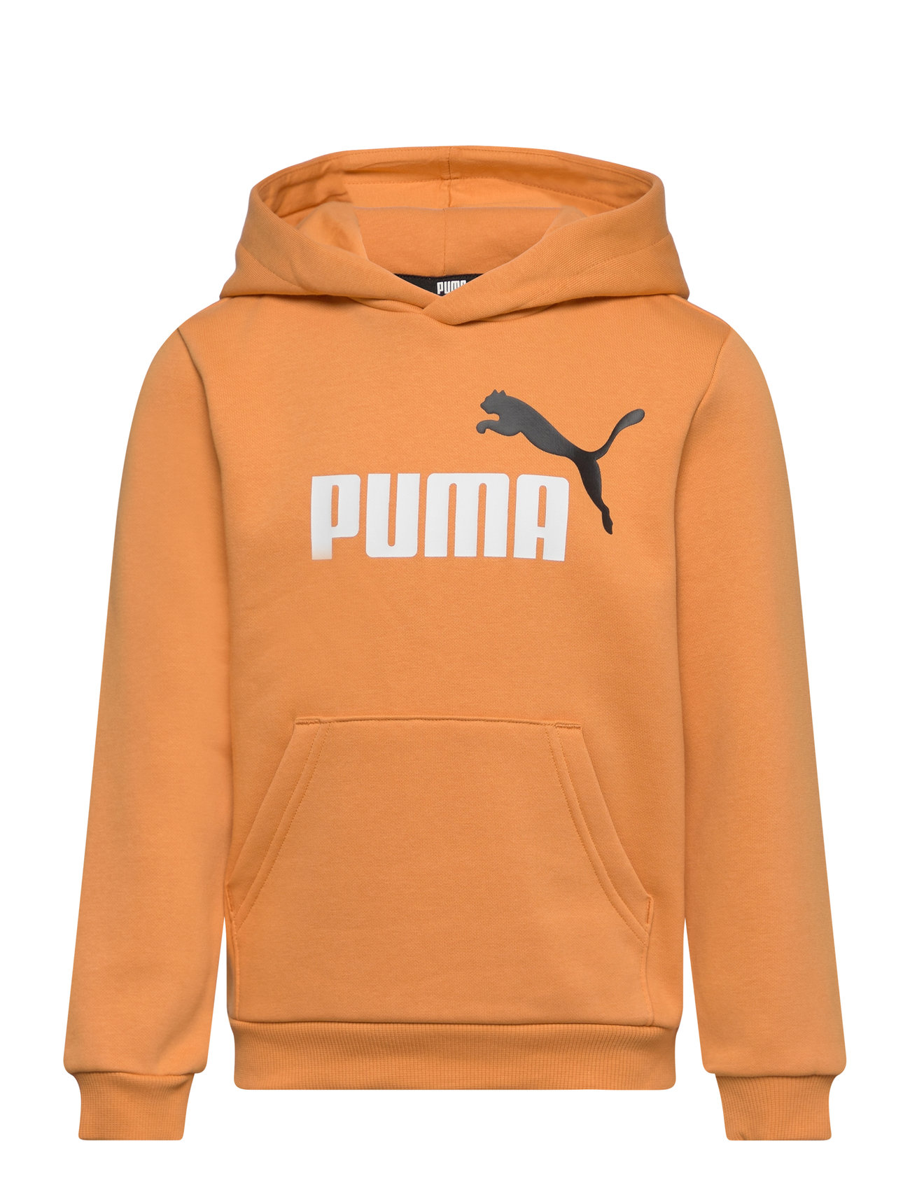 Ess+ 2 Col Big Logo Hoodie Fl B Orange PUMA