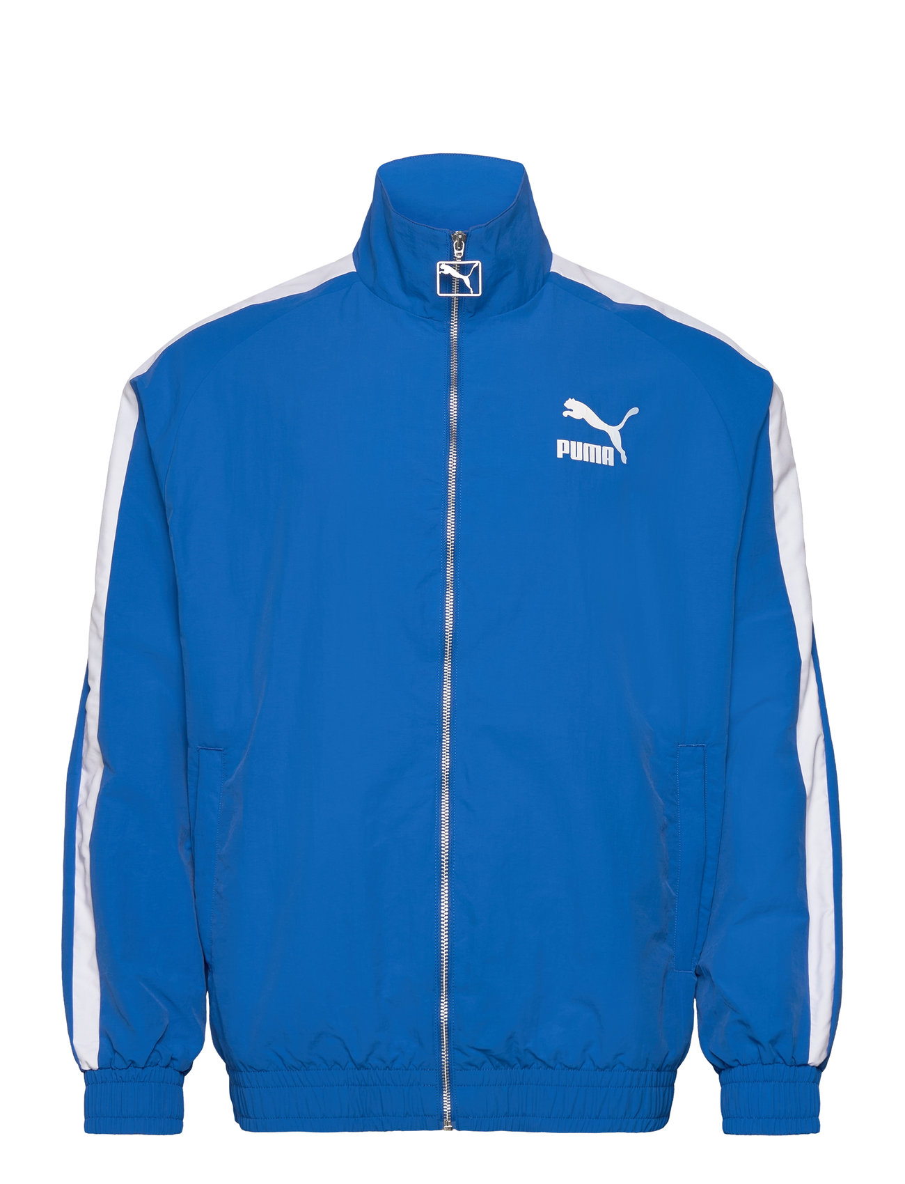 T7 Over D Woven Track Jacket Blue PUMA