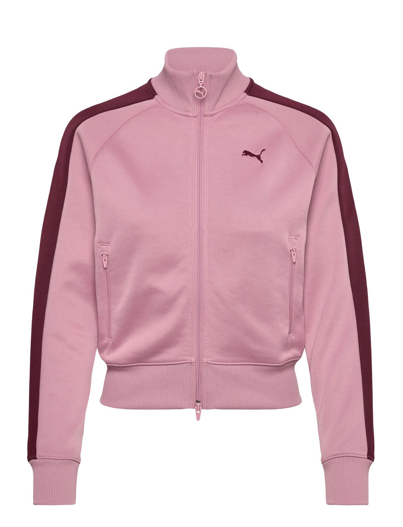 PUMA T7 Always On Kurz Track Jacke Pink - L - Damen