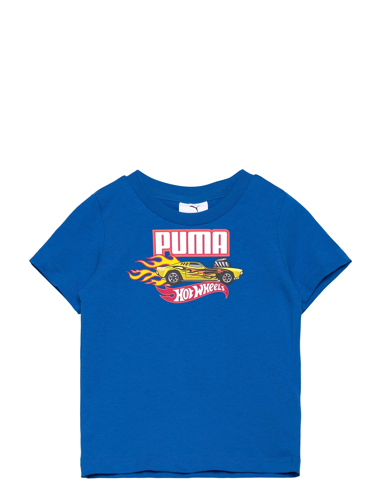 PUMA Puma X Hot Wheels Graphic Tee, 110, Blue, T-Shirts > Kortærmede, Børn