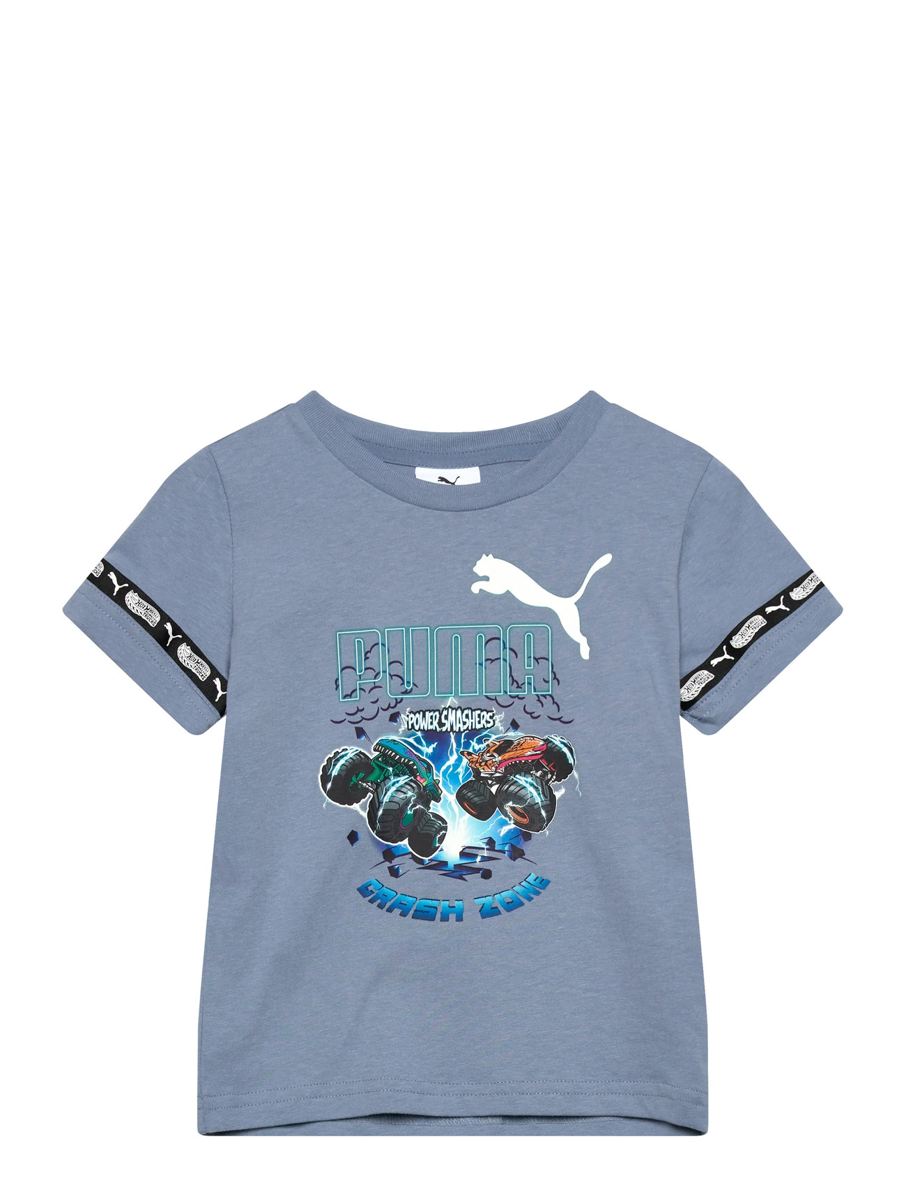 PUMA Puma X Hot Wheels Graphic Tee, 104, Blue, T-Shirts > Kortærmede, Børn