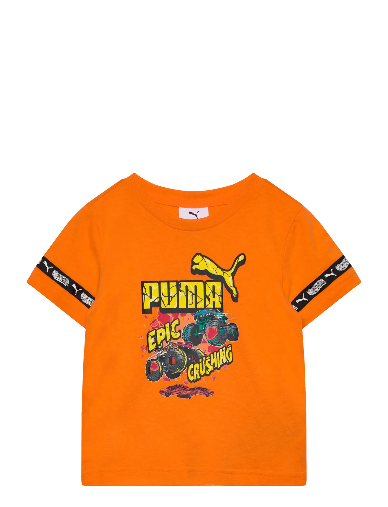PUMA Puma X Hot Wheels Graphic Tee, 110, Orange, T-Shirts > Kortærmede, Børn