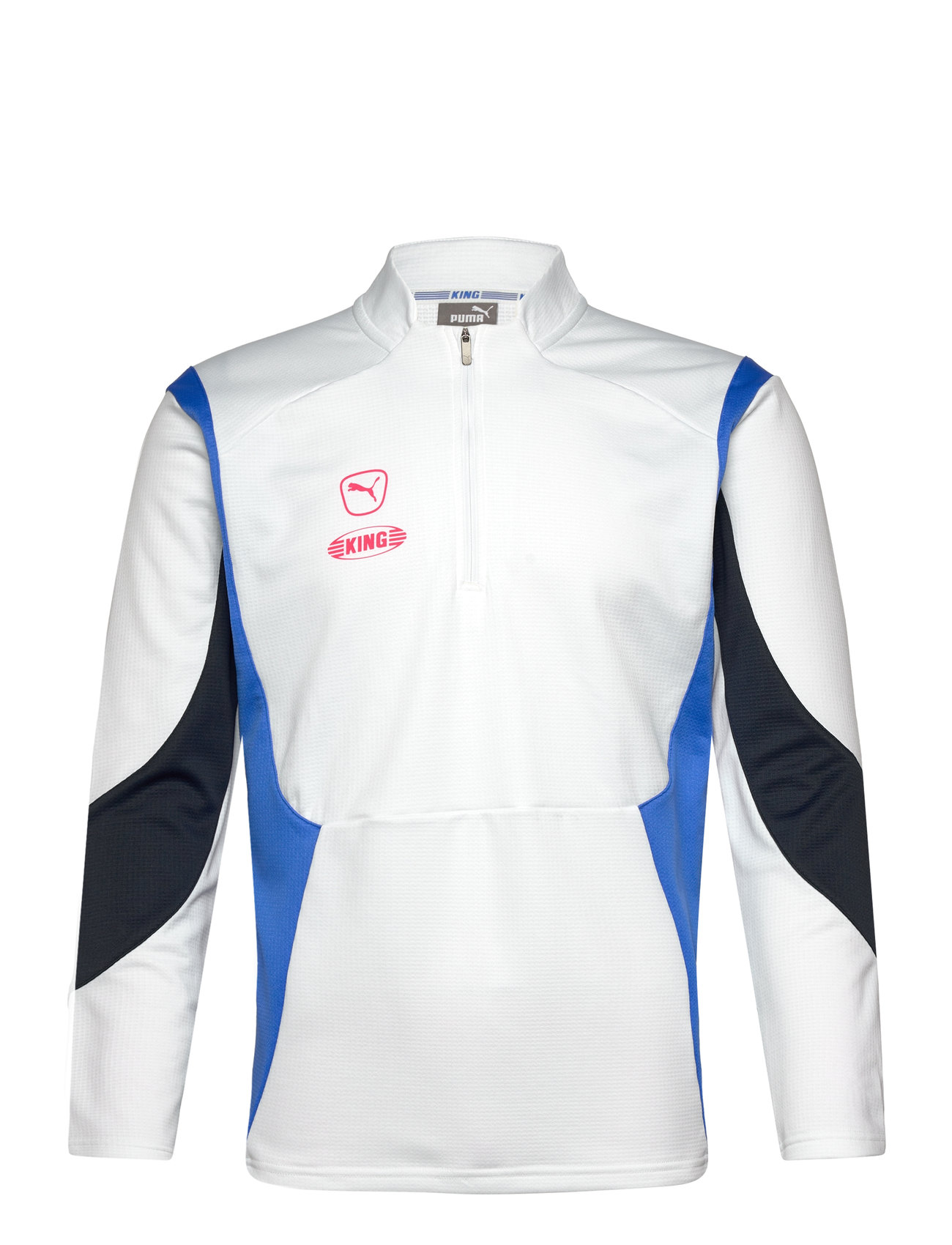 King Pro 1/4 Zip Top Sport Sport Clothing Sport Tops Sport Long Sleeved Tops White PUMA