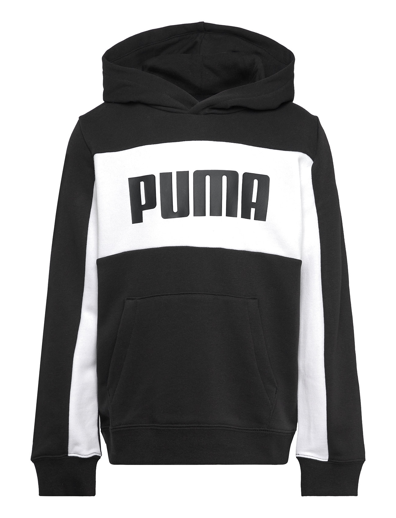 PUMA Ess Block Hoodie Tr B Svart