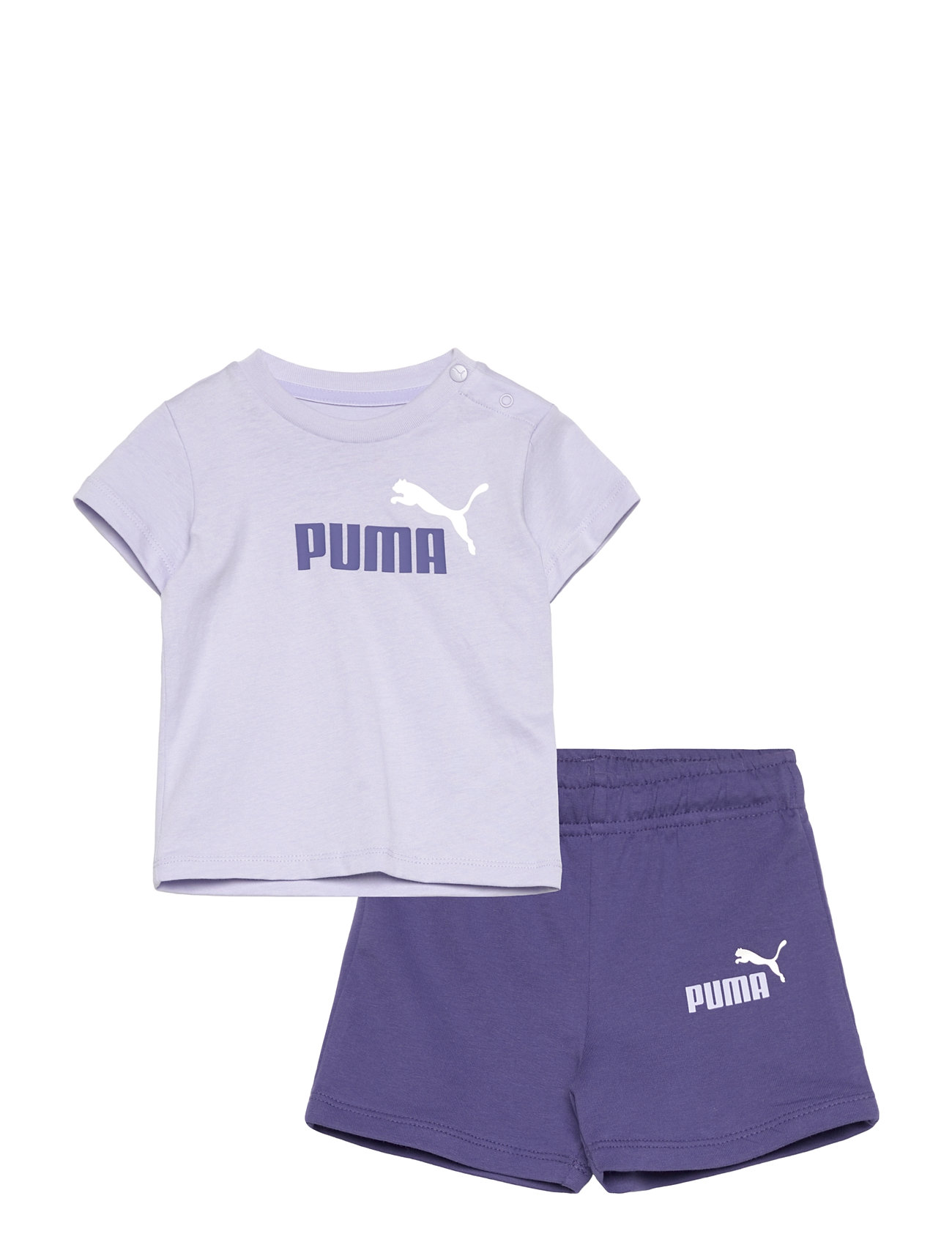 PUMA Minicats Ess Tee And Shorts Set Inf Blå