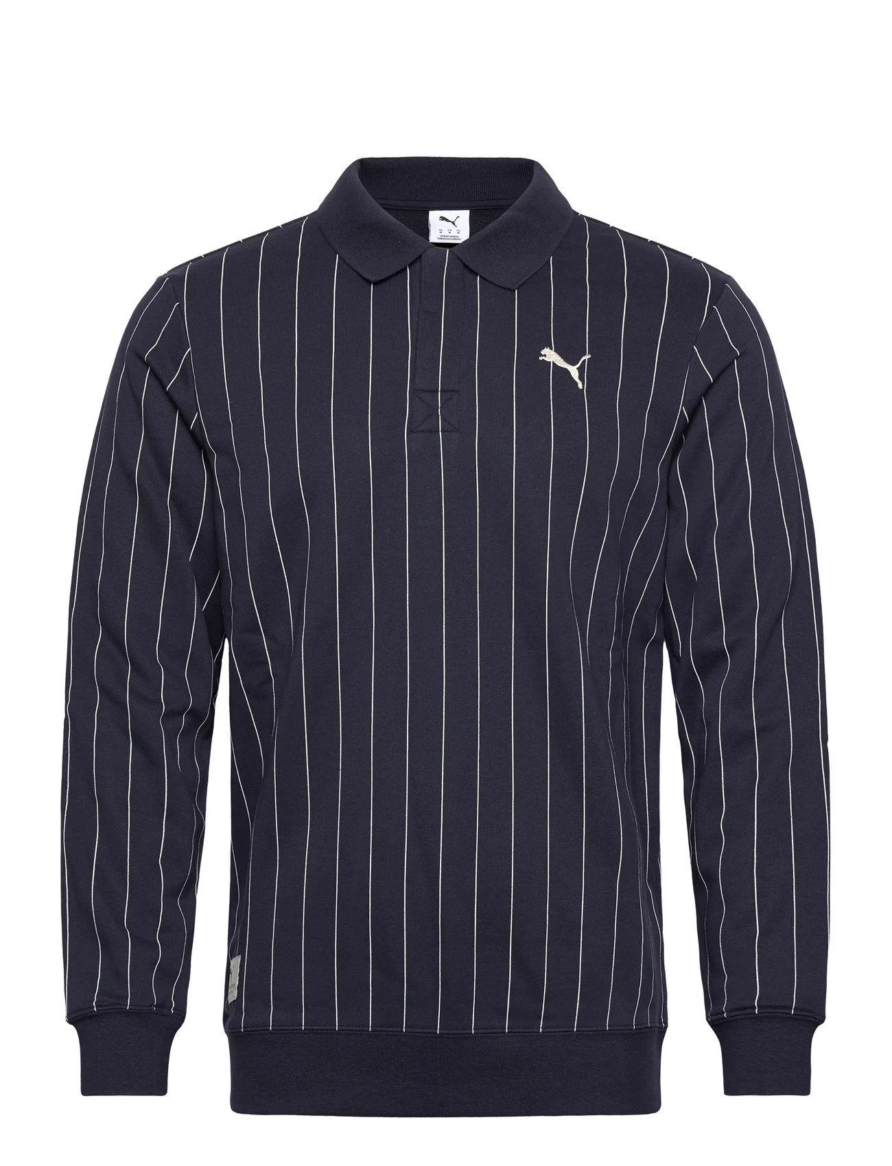 PUMA Puma Class Polo Tr, S, Navy, Sport Polos > Sport Long-sleeved Polos, Herre