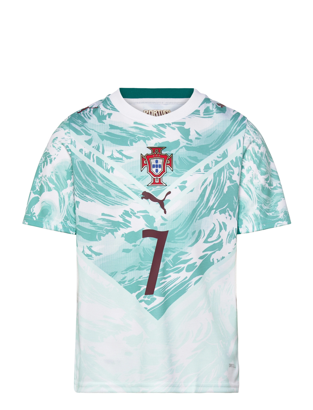 PUMA Fpf Away Jersey Replica Jr Player, 164, White, T-Shirts > Fodboldtrøjer, Børn