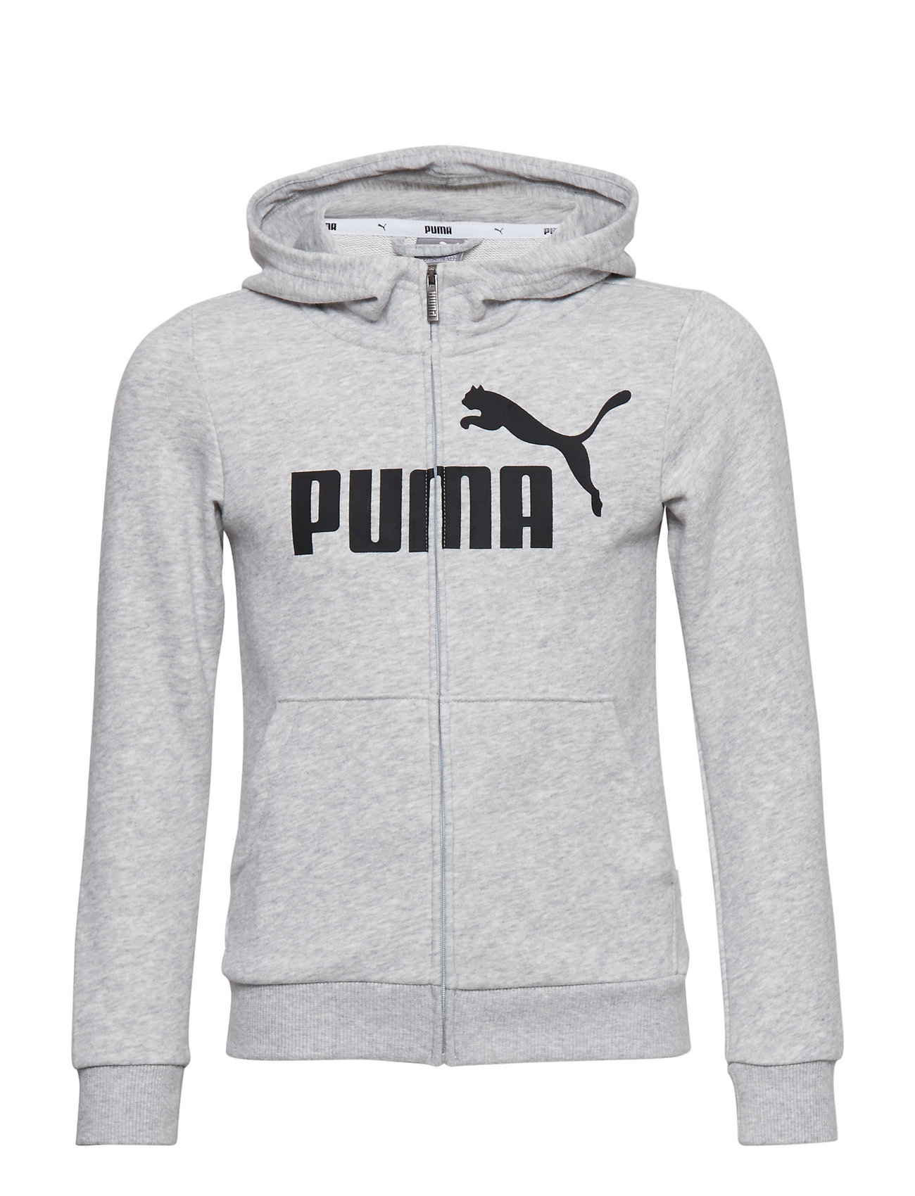 gray puma hoodie