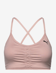 LOW IMPACT STUDIO FOUNDATION BRA - ROSE QUARTZ HEATHER