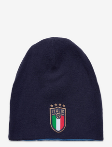 FIGC Reversible Beanie - hats - peacoat-ignite blue