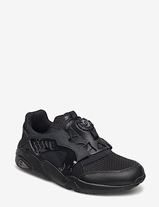 puma black sneakers 40