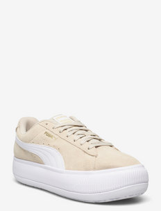 Suede Mayu - sneakers med lav ankel - putty-puma white