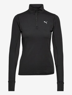 RUN FAVORITE 1/4 ZIP W - sweatshirts - puma black