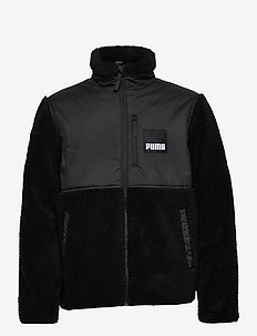 Sherpa Hybrid - teddy sweaters - puma black