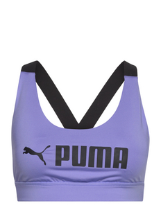 Puma LOW IMPACT STRONG STRAPPY BRA - Light support sports bra - elektro  purple/purple 