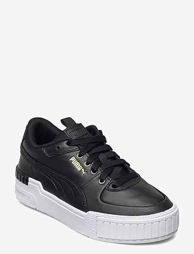 black and white puma cali sport