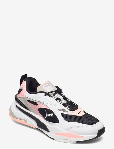 RS-Fast - laag sneakers - puma black-puma white-elektro peach