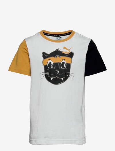 LIL PUMA Tee - t-shirt met korte mouwen met een patroon - puma white